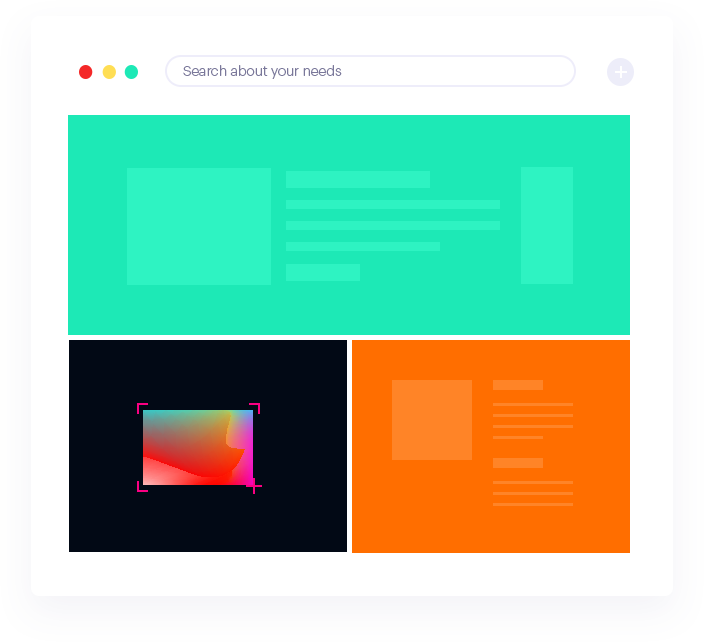web layout image